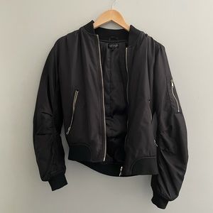TopShop Black Bomber